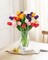 30PCS Summer Floral Arrangement – Artificial Tulip Flowers, Real Touch Faux PU Tulips for Table Centerpieces, Kitchen, Home Decor (Multi-Colors)
